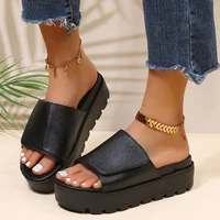 2022 new summer fashion womens slippers wedge heel street series slippers flat slippers for women summer slipper sandals