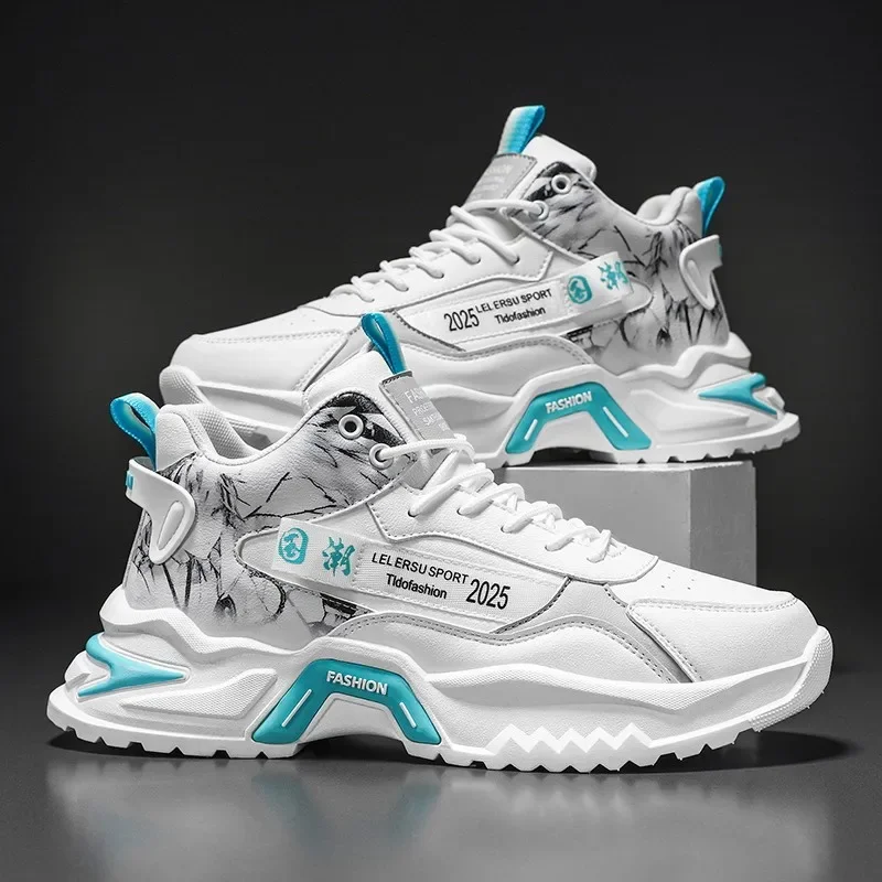 Men’s Shoes Sneakers Fashion Breathable Platform Running Mesh Sport Light Unisex Male Casual Vulcanize Man