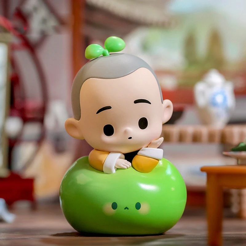 POP MART The Little Monk Yichan серия с китайскими деликатами коллекционные милые фигурки