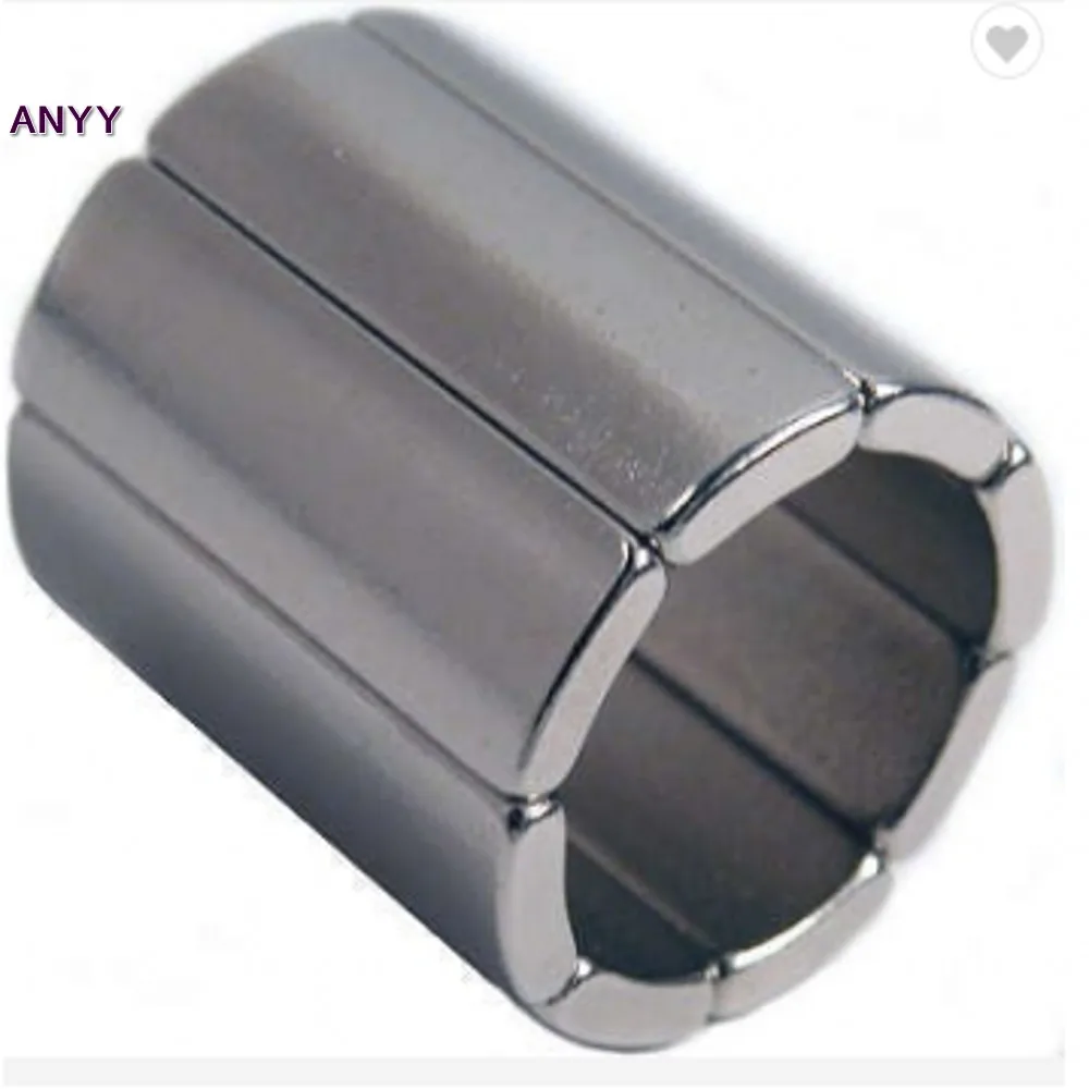 Стандартный редкоземельный неодимовый дуговой магнит магнитная плитка