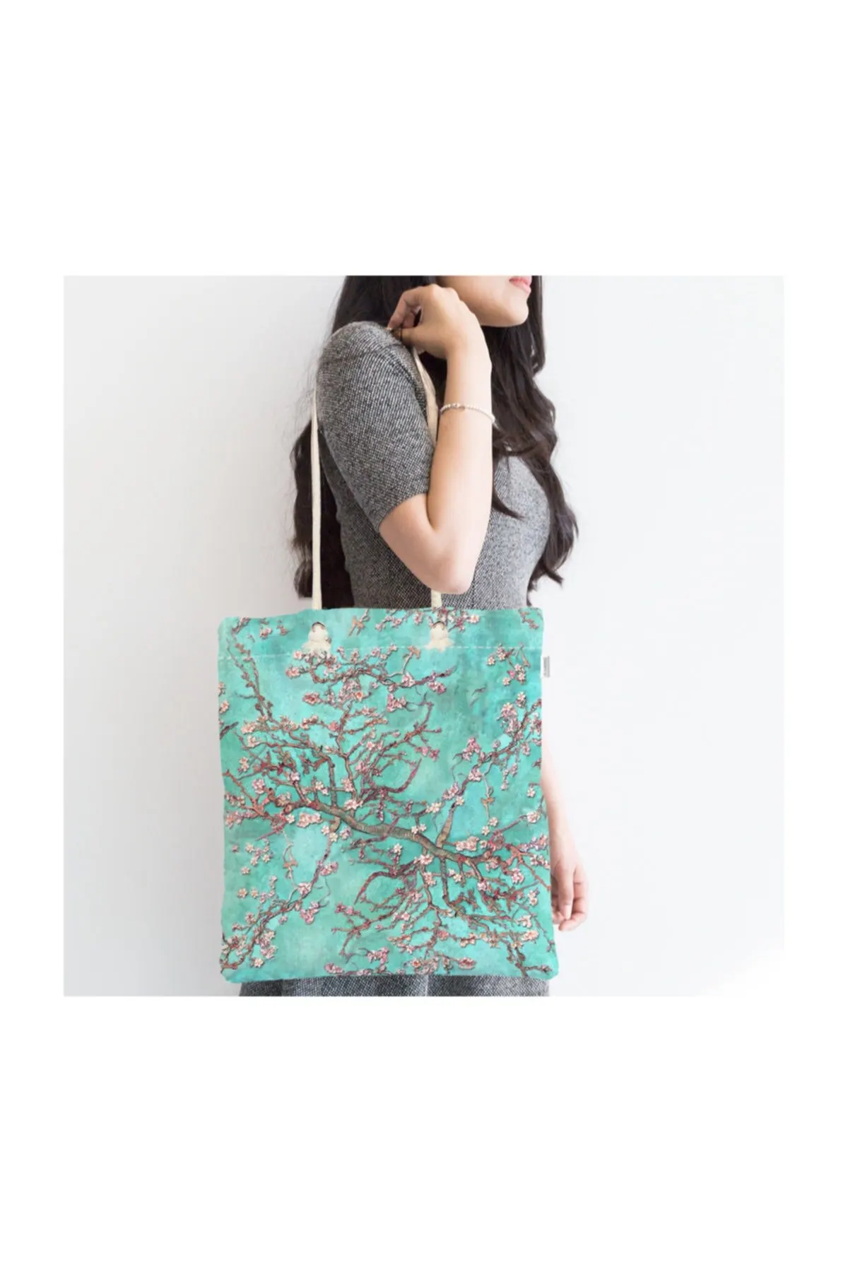 

Женская пляжная сумка-тоут на молнии с цифровым принтом