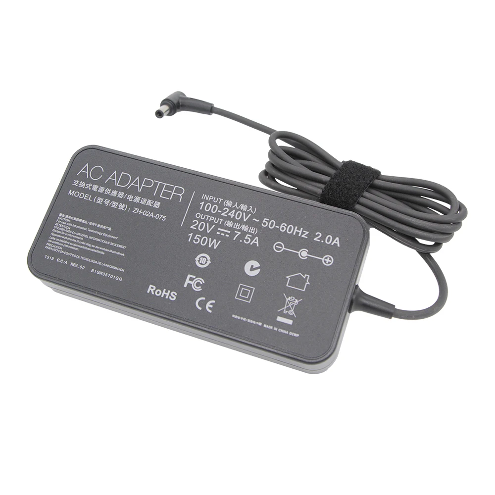 20v 7 5a 150w 6 03 7mm charger ac notebook laptop adapter for asus rog fx95d vx60g tuf gaming a15 fx506lu fx705g fx86fe t9750 free global shipping
