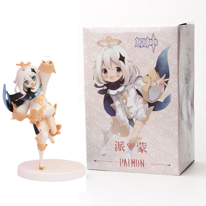 

Anime Figure Genshin Impact Kawaii Girl Paimon Action Figure Genshin Impact Paimon Figurine Collectible Model Toys Doll