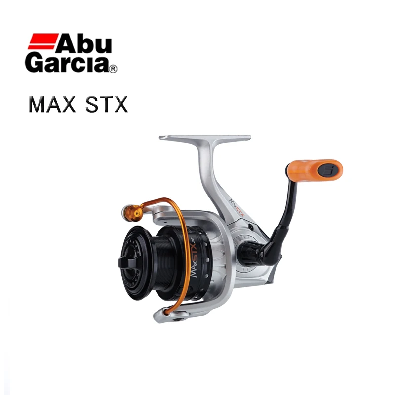 

ABU GARCIA Max Stx Spinning Fishing Reel 5+1BB 5.2/5.8:1 Max Drag 6.4kg Rocket Line Management™ Everlast™ Bail System