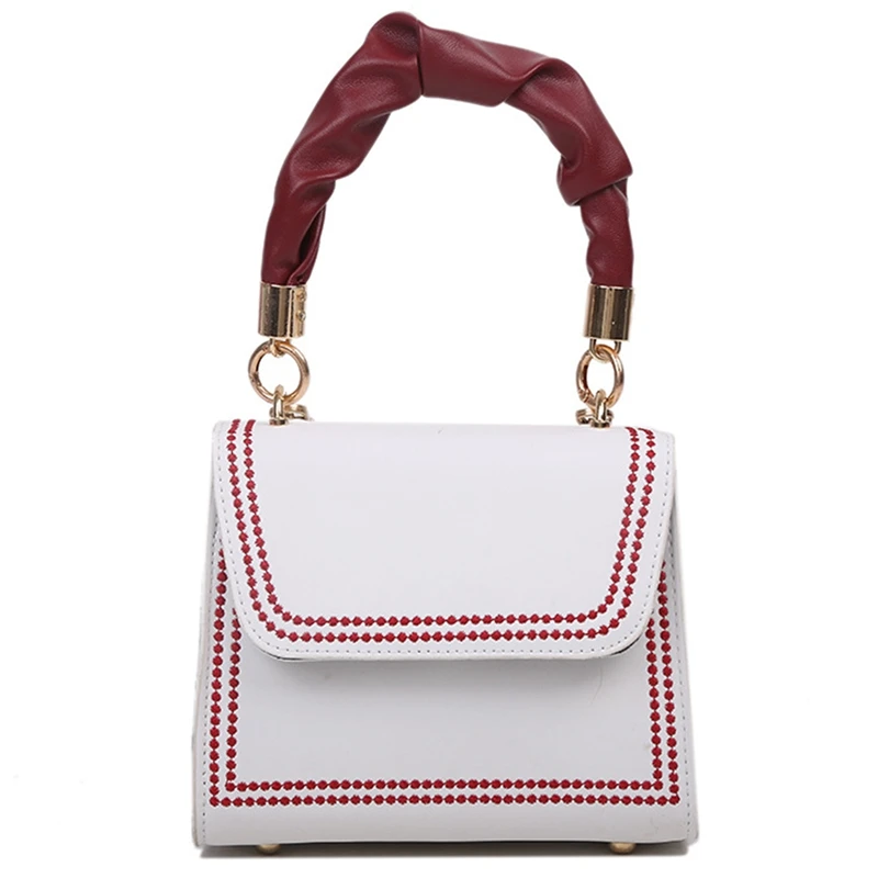 

Single Shoulder Messenger All-Match Small Square Bag Solid Color Casual Female Bag