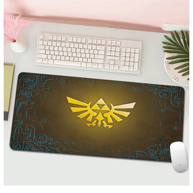 

Mouse Pads Zeldas Of Legends Gamer Desk Pad PC Gamer Cabinet Mousepad Cute Gaming Keyboard Computer Mat Kawaii Accessories Mice