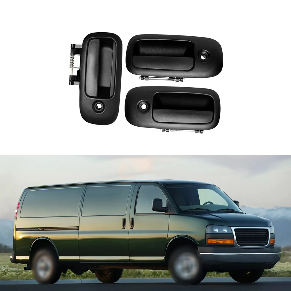 

3 шт. наружная дверная ручка, наружные дверные ручки для Chevrolet Express 1500 2500 1996-2009 гг. 25942270 25942271 25942272 Автозапчасти
