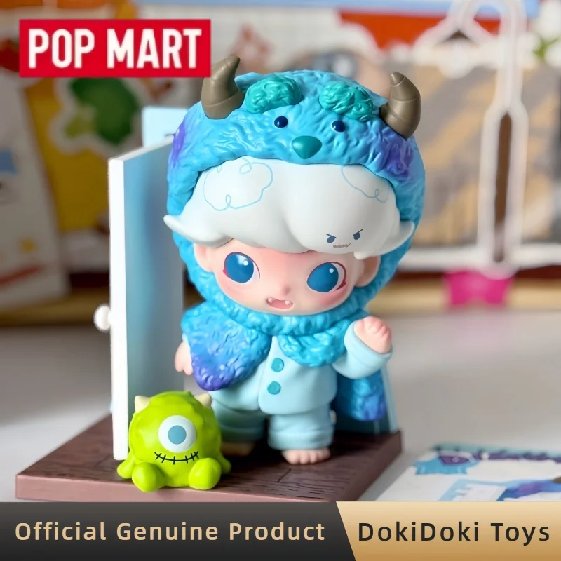 Фото Коллекционная фигурка POPMART Dimoo World Pixar Series: милый аниме-персонаж в слепой коробке, украшение для рабочего стола, игрушка-подарок для взрослых коллекционеров №4