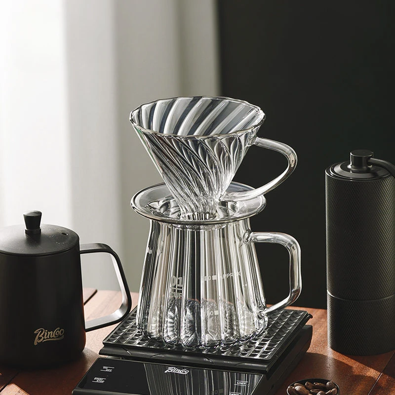 Наборы кофейных горшков с ручным тиснением современный домашний фильтр для кофе