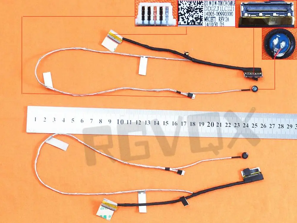 Новый ЖК-светодиодный видеокабель для ASUS Vivobook S451 S451L S451LA S451LB S451LN PN 14005-00990300 DD0ZJ1LC021 LCD LVDS кабель