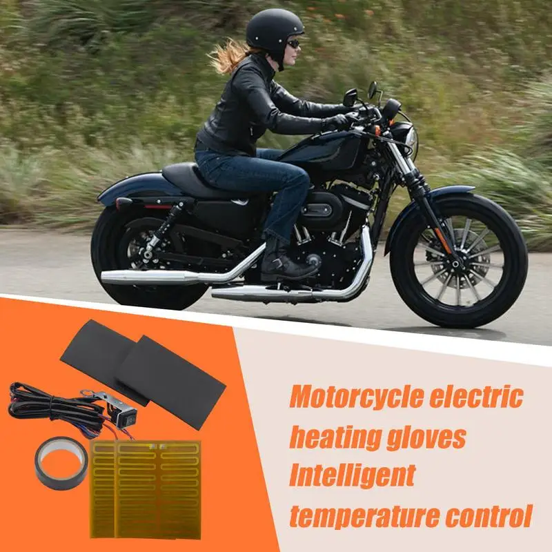 Нагреватель руля мотоцикла 12 В водонепроницаемая крышка ручки с подогревом 2