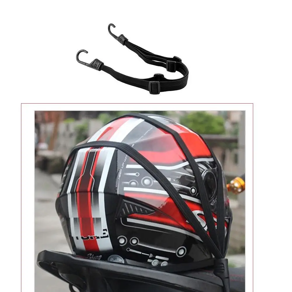 

Universal 60cm Motorcycle Luggage Strap Moto Helmet Gear Fixed Elastic Buckle Rope High-Strength Retractable For Scooter Bicycle