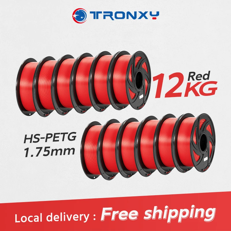 Фото Высокоскоростной филамент Tronxy для 3D-принтеров, PLA/PETG, 5 кг/12 кг, пластиковый филамент для 3D-печати №5