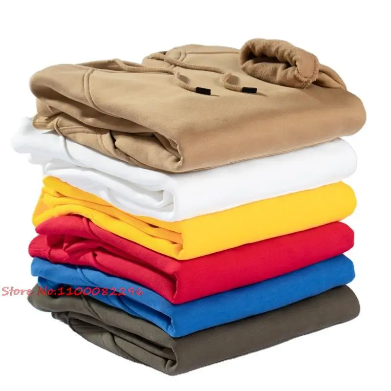 Hot sale mens plus size blank polyester cotton hoodies solid hoodie casual sweatershirt hood sweater wholesale custom