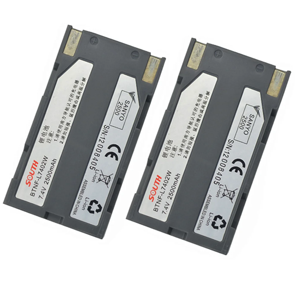 2 шт.100% новый аккумулятор BTNF-L7402W 7 4 В 2500 мАч для GPS S82 S82-T T20T K9T R93T RTK GNSS тахеометра