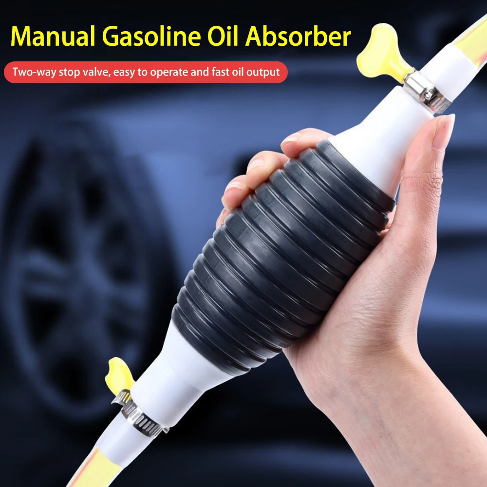 Универсальный насос ручной перекачки топлива для автомобилей, мотоциклов и жидкостей (воды, рыбных аквариумов, масла, бензина, дизеля).