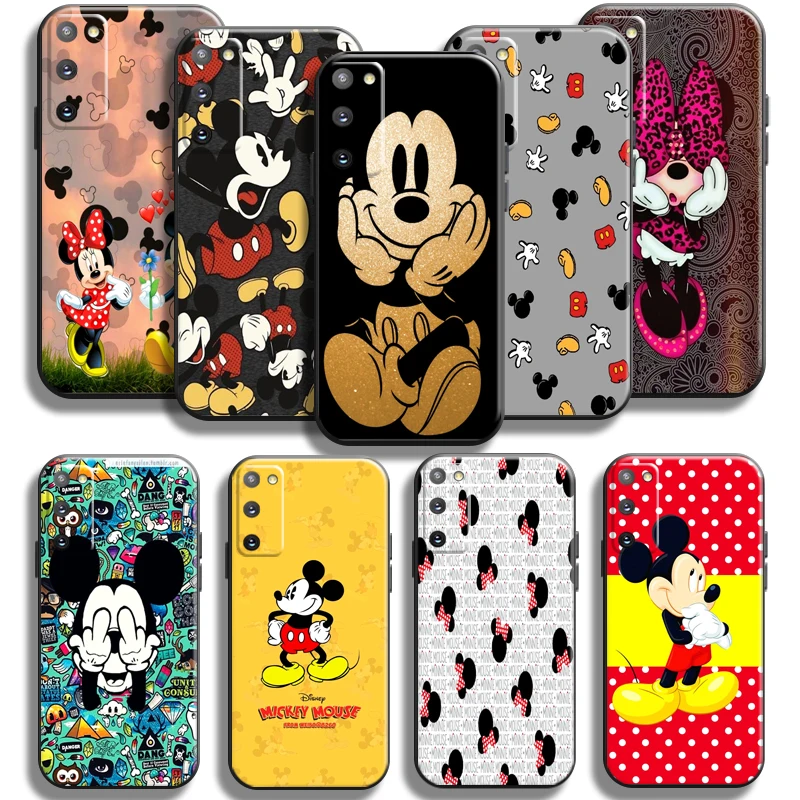

Cartoon Mickey Minnie Mouse Phone Case For Samsung Galaxy S10 S9 S8 Plus Lite S10E Case For Samsung S10 5G TPU Coque