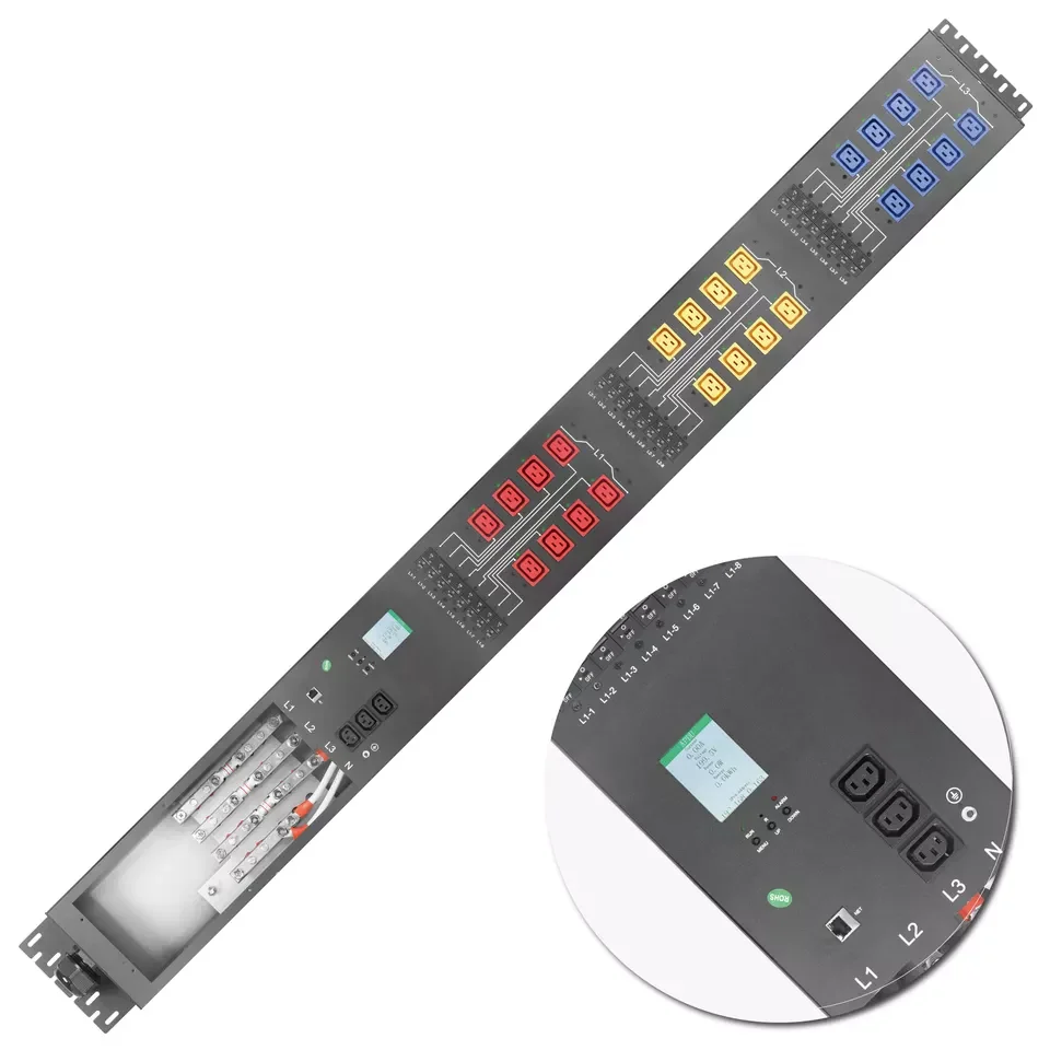 

OIT Switched Clever Ethernet Rack Mount 3 phase C19 PDU IP Remote Control Metered Smart Power Distribution Units PDU