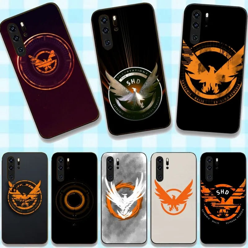 

Чехол для телефона с разделением для Huawei P50 P40 P30 Pro Lite P Smart 2021 2019 Magic 3, мягкий черный чехол для телефона