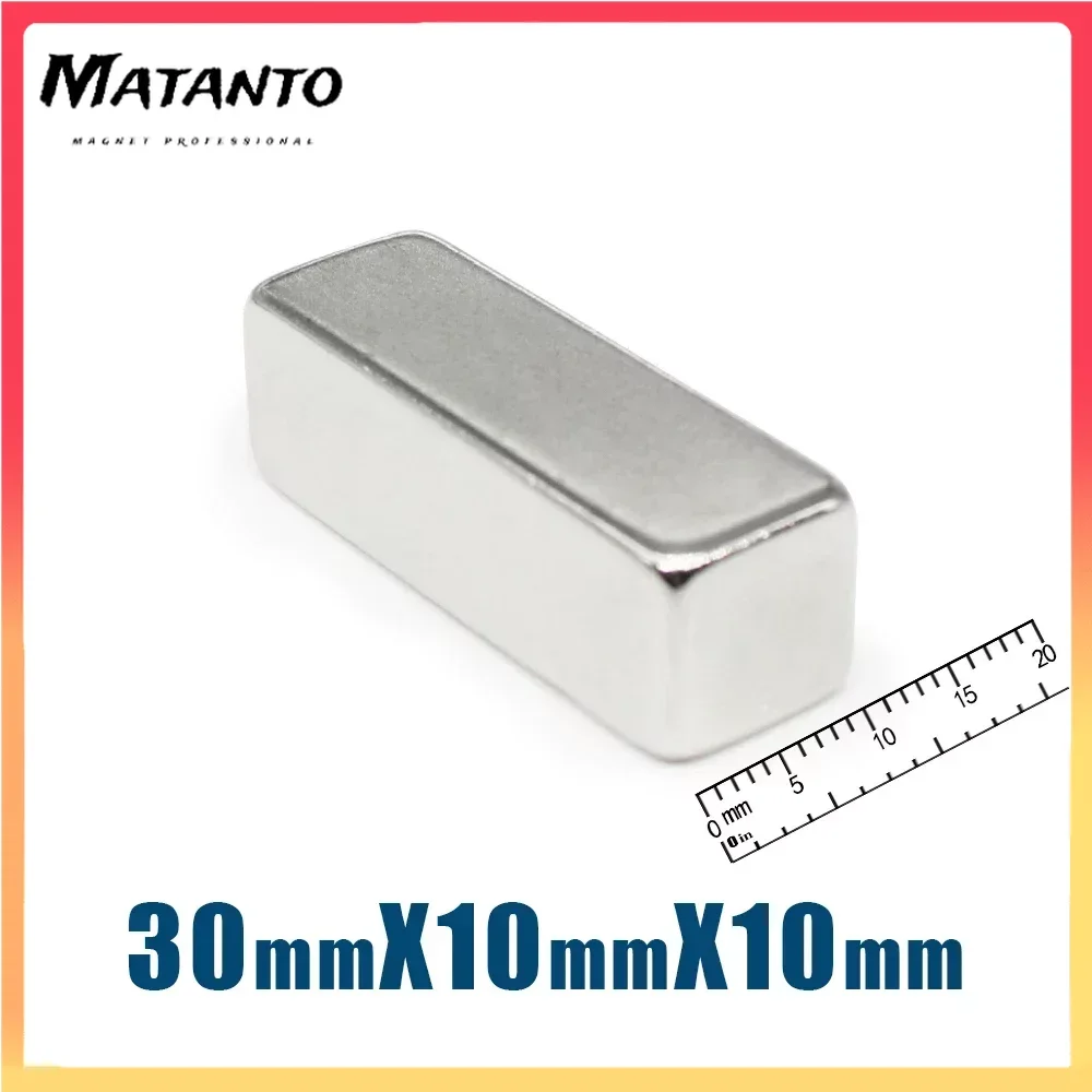Неодимовый магнит NdFeB N35 мощный квадратный для холодильника редкоземельный блок