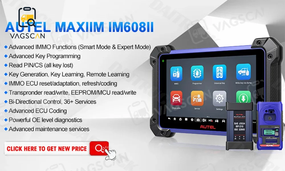 2024 Autel IM608 II Full MaxiIM 608 pro программатор автомобильных ключей IM608II автомобильный