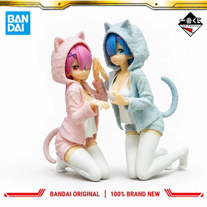 Фото В наличии: Оригинальная фигурка Bandai Ichiban Kuji Re Life In A Different World From Zero Ламу, модель куклы, абсолютно новая в коробке, аниме. №3
