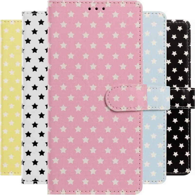 Фото Кожаный чехол для телефона Huawei Honor 9A 9 9S 10X 10 9X 20 7A 8A 8S X50i X30i 70 90 Pro 50 Lite 5G Stars Painted Card Wallet Coque №1