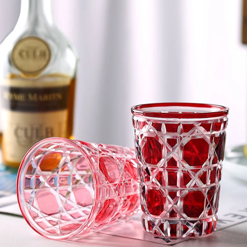 Кружки для чая и виски в клетку 300 мл |