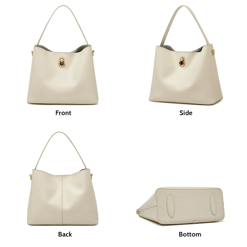 foxer retro shoulder bags large capacity top handbags lady fashion messenger bag women office commuter bag split leather purse free global shipping