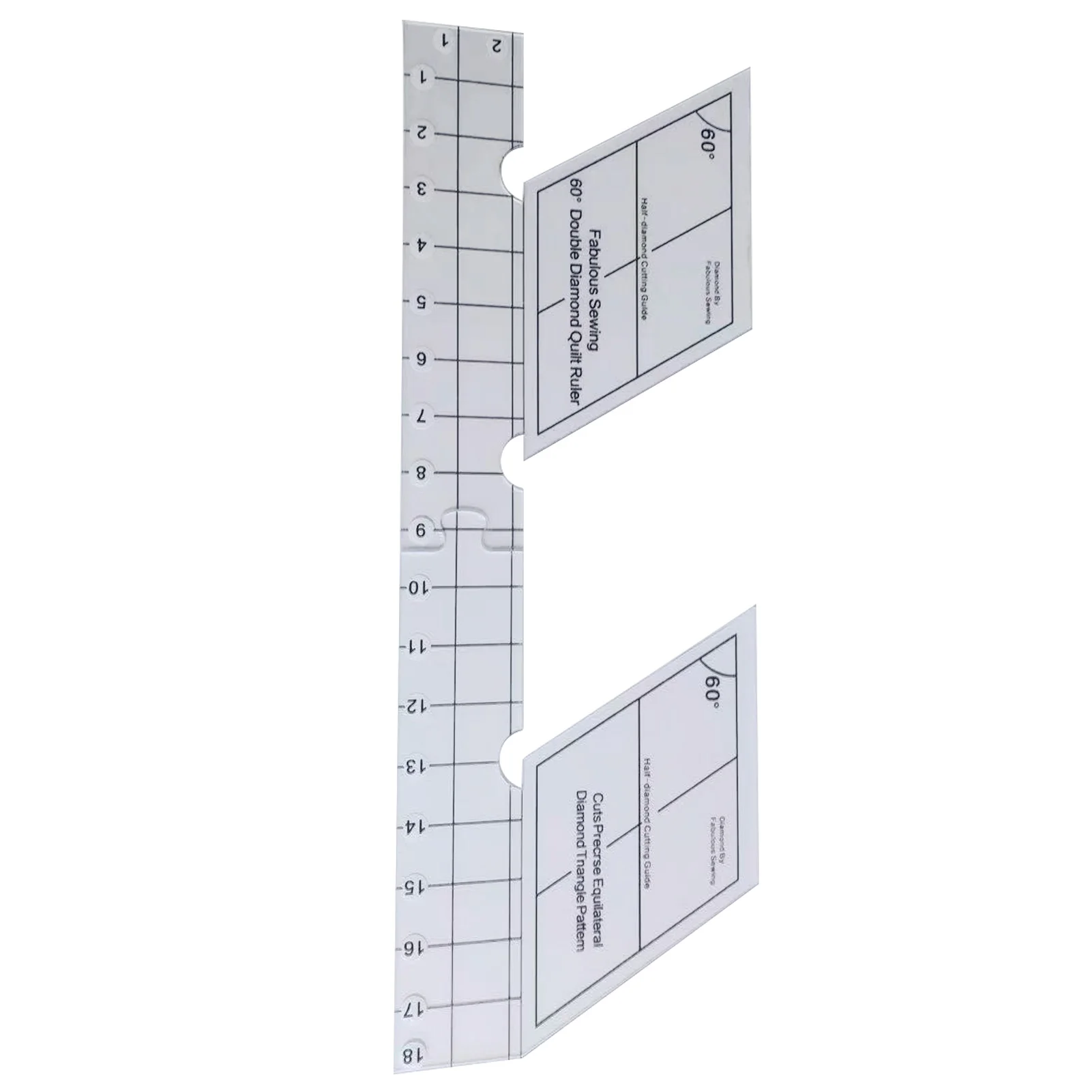 

Набор трафаретов для стёганых изделий, 60 градусов
