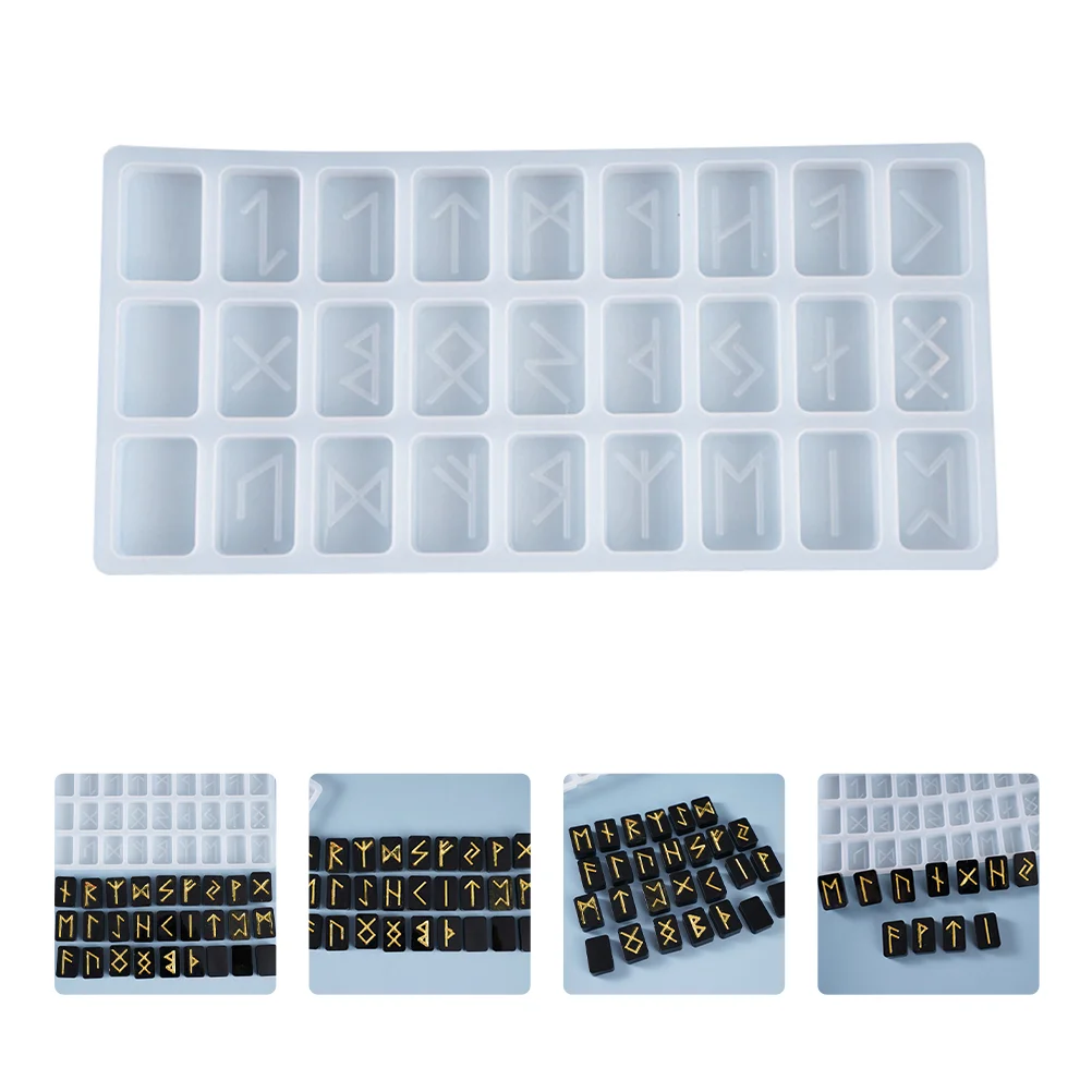 

Mold Resin Silicone Rune Energy Symbol Epoxy Stones Runes Dominoes Mould Viking Casting Compass Astrology Letter Word Futhark
