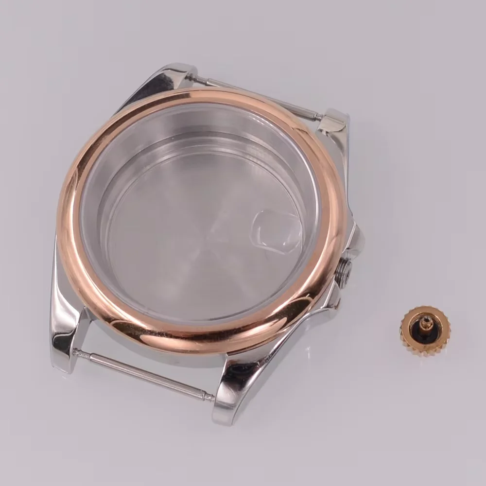 Корпус для часов из сапфирового стекла 40 мм подходит NH34 NH35 NH36 PT5000 ETA2824 2836 Miyota 8215 8205