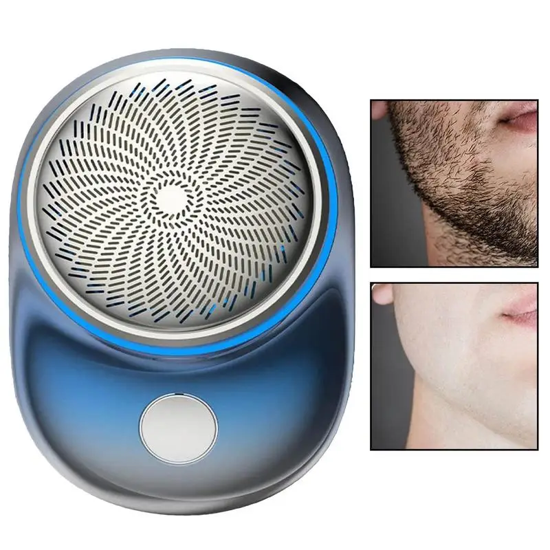 

New Mini Men Shaver Portable Electric Razor USB Washable Waterproof Mute Design Wet And Dry Outdoor Beard Shaver For Auto