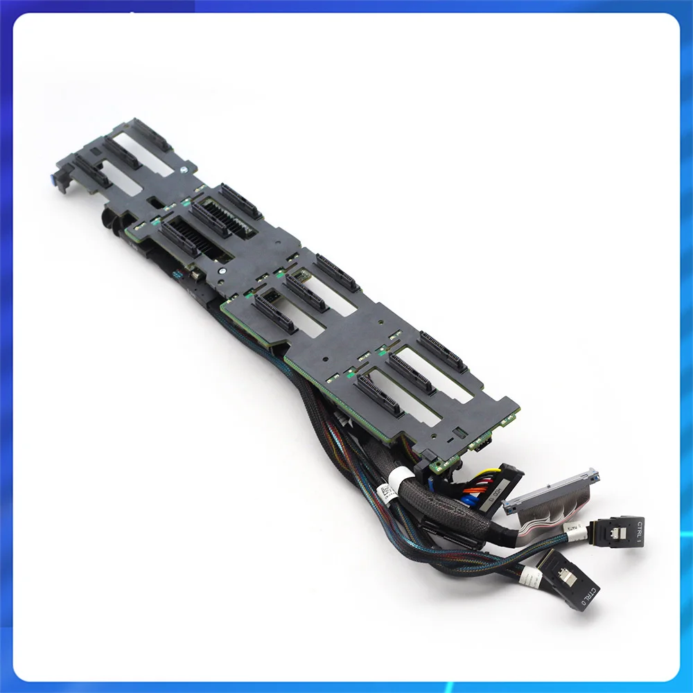 Original FOR DELL POWEREDGE R510 0Y776M 06V580 0P745P 0Y674P BACKPLANE W/ MODULE AND CABLES Expanding Board