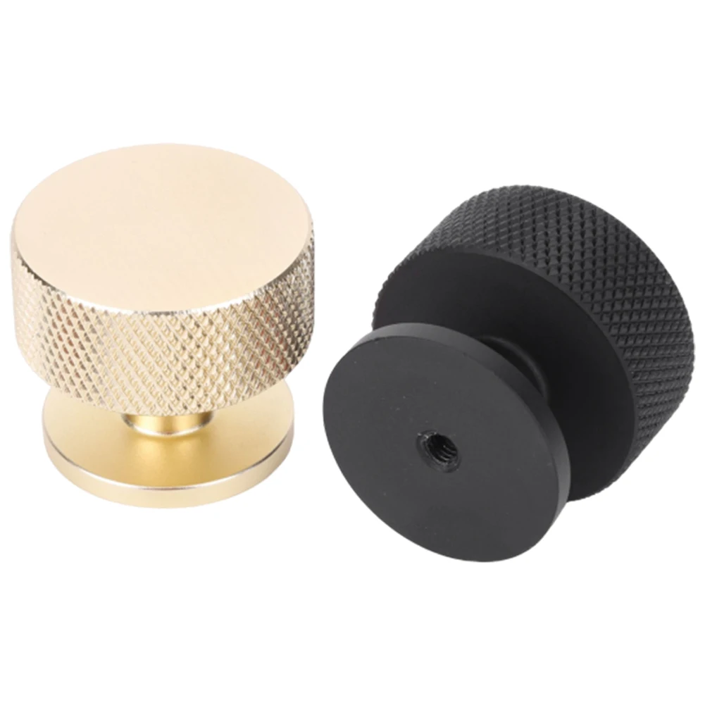 10 шт. ручки для шкафа ящиков с одним отверстием кухонного накаткой дверные и