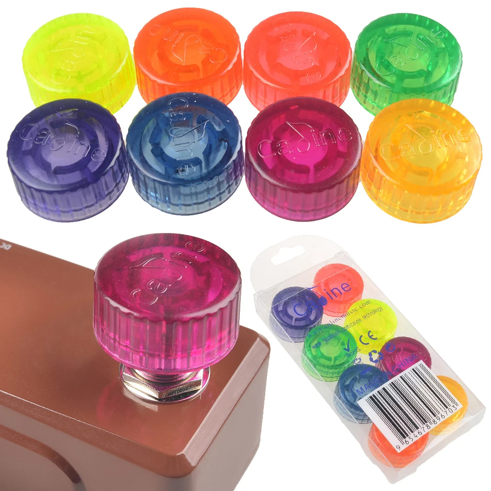 Alloet Topper для гитарной педали набор из 8 предметов красочные стрижки создания