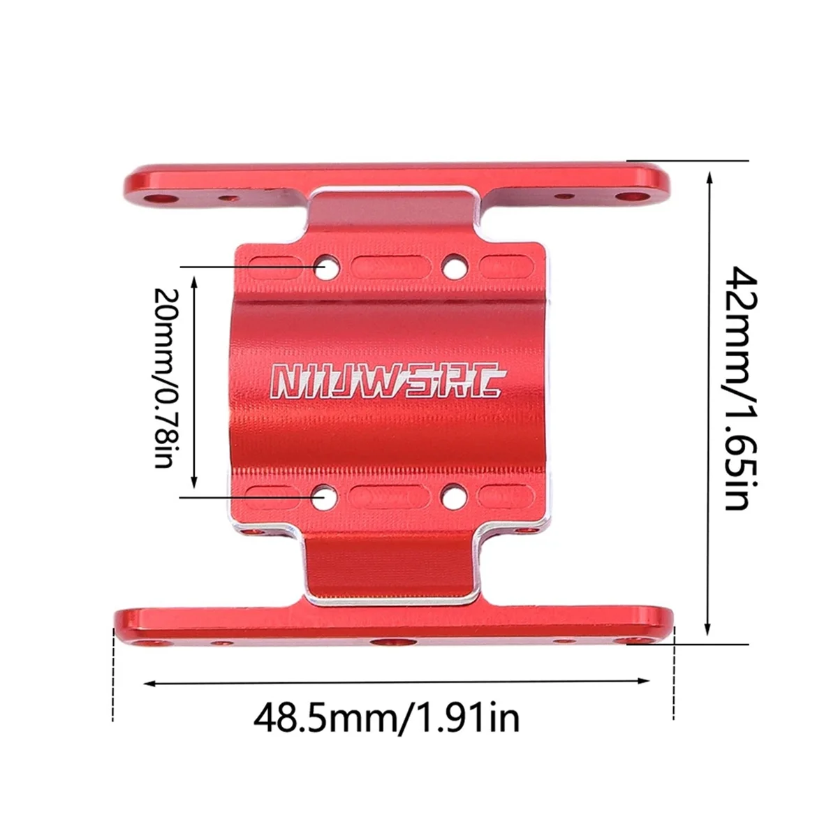 NIUWSRC RC Защитная пластина Крепление коробки передач для 1/18 Crawler FCX 18 FCX18 Обновление