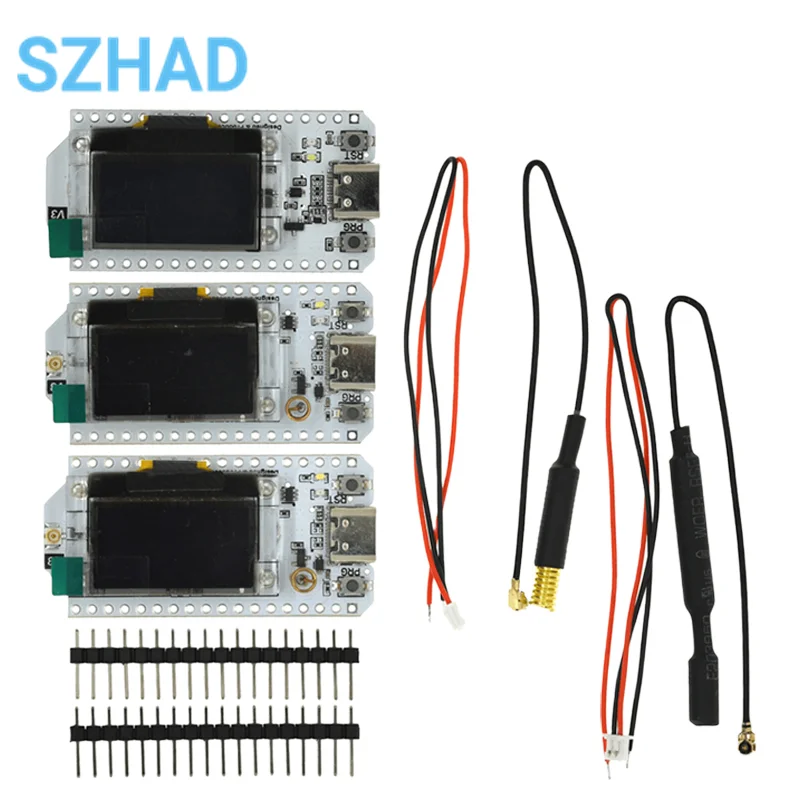 SX1278 SX1262 LoRa ESP32 0,96 дюйма синий OLED дисплей Bluetooth-совместимый Wi-Fi комплект Lora 32 модуль Интернет-разработки