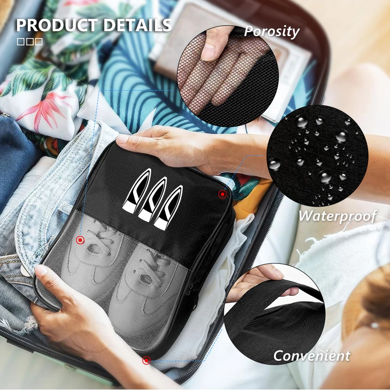 Фото Сумка для хранения обуви с логотипом автомобиля, водонепроницаемый органайзер, сумки для обуви для Buick Lacrosse Regal Encore Excelle Lacetti Enclave Anthem №2