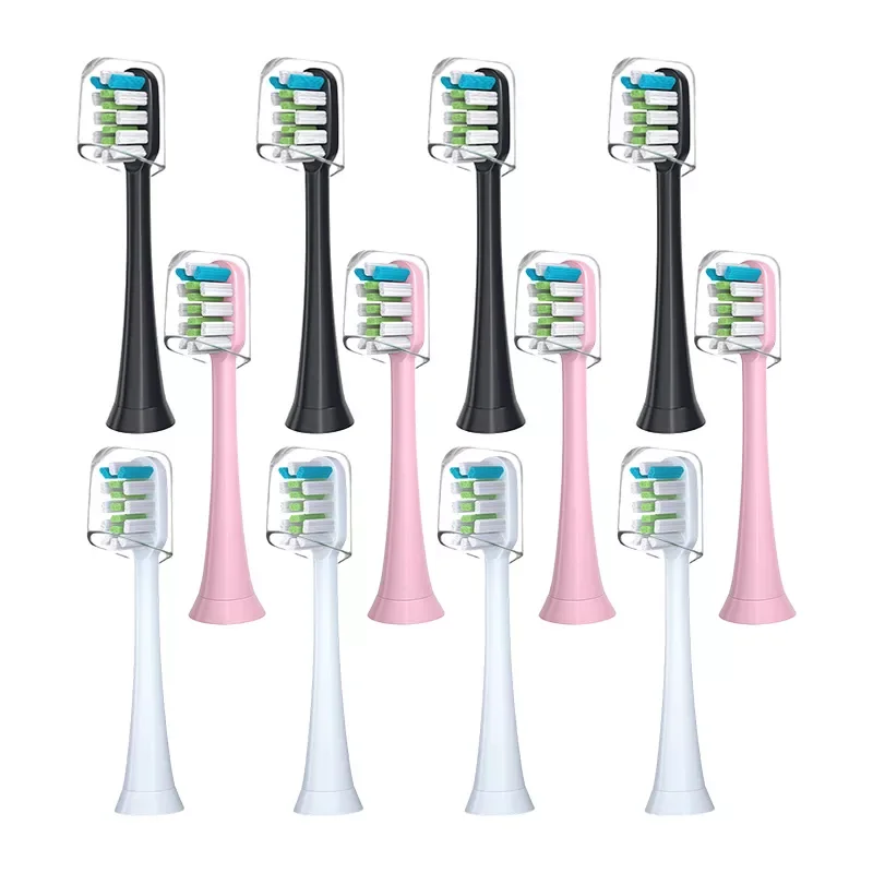 

For xiaomi SOOCAS X1 X3 X5 X3U SOOCARE Sonic Electric Toothbrush Brush Head Mijia T100 Replaceable Tooth Brush Nozzles 8/10 Pcs