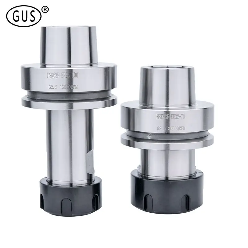 high precision 0.002 HSK63F tool holder ER16 ER20 ER25 ER32 ER40 chuck engraving machine woodworking HSK CNC lathe spindle tools