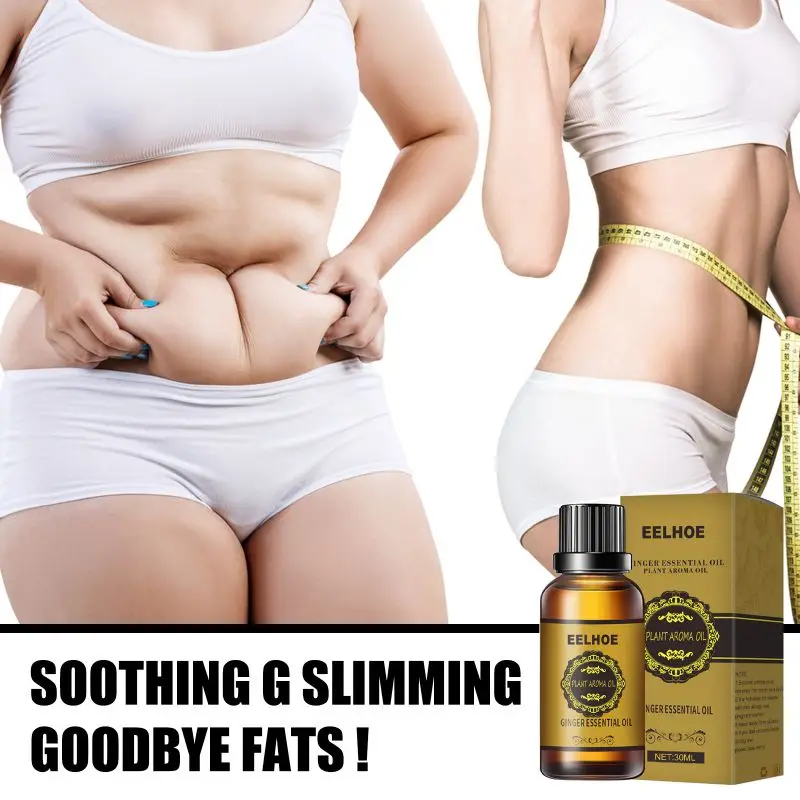 

Natural Ginger Slimming Essential Oil Fast Losing Weight Body Sculpting Belly Massage Oil Fat Burning Cellulite Firming BodyCare