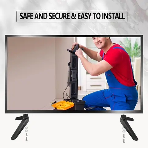 2 шт. ножки подставки для телевизора 28 32 40 43 49 50 55 65-дюймовая подставка под телевизор с винтами Кронштейны для телевизора Универсальная подставка для телевизора Базовый держатель