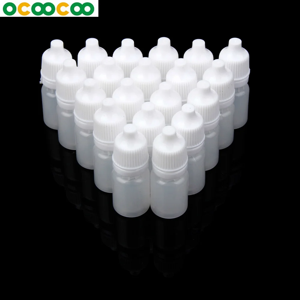 

50PCS 5ml/10ml/15ml/20ML/30ML/50ML Empty Plastic Squeezable Dropper Bottles Eye Liquid Dropper Refillable Bottles17