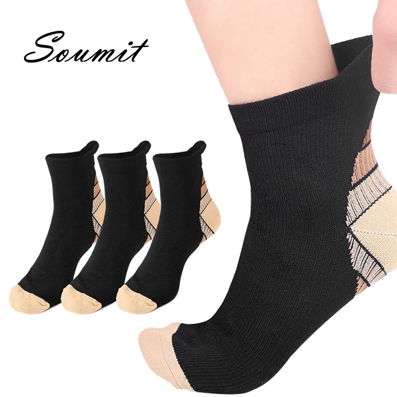 

Компрессионные короткие носки, женские и мужские чулки, носки от варикозного расширения вен, компрессор для бега, спортивные нейлоновые нос...