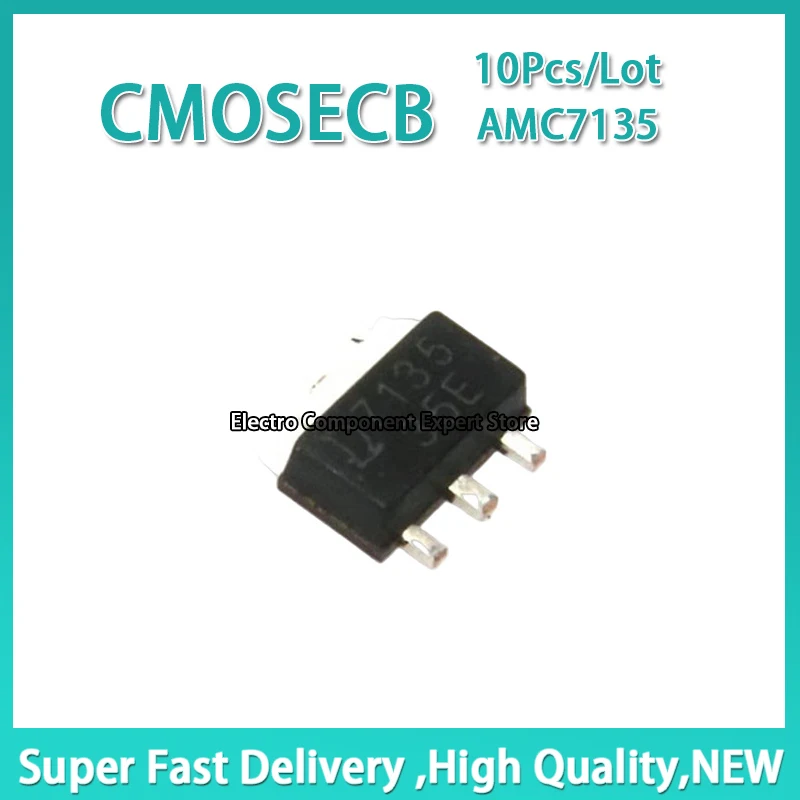 10 шт./лот SMD AMC7135 SOT-89 постоянный ток 350 мА/2 7-6 в светодиодный чип драйвера высокой