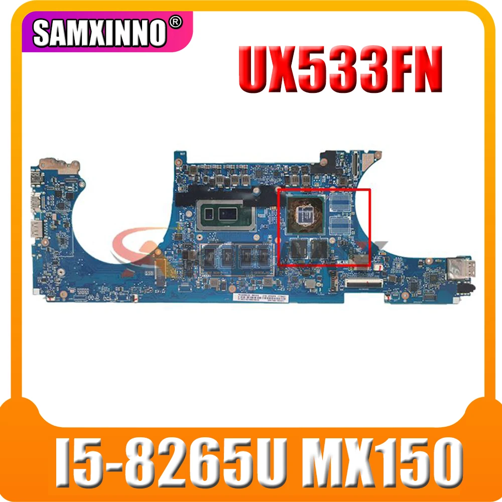 

90NB0LD0-R00012 For ASUS ZenBook 15 UX533FN UX533FD UX533FDX Laotop Mainboard UX533FD Motherboard ( MX150-V2G) 8G RAM I5-8265U