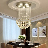 modern crystal living room led chandelier nordic luxury line pendant lamp duplex loft decoration ceiling chandelier indoor light