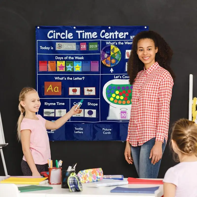 

Circle Time Circle Learning Time Center Pocket Chart Calendar Number Pocket Chart Wording Rhyme Pictures Pocket Chart