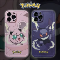 cartoon anime pokemon mobile phone cases for iphone 13 12 11 pro max mini xr xs max 8 x 7 se 2020 back cover